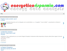 Tablet Screenshot of energeticorisparmio.com